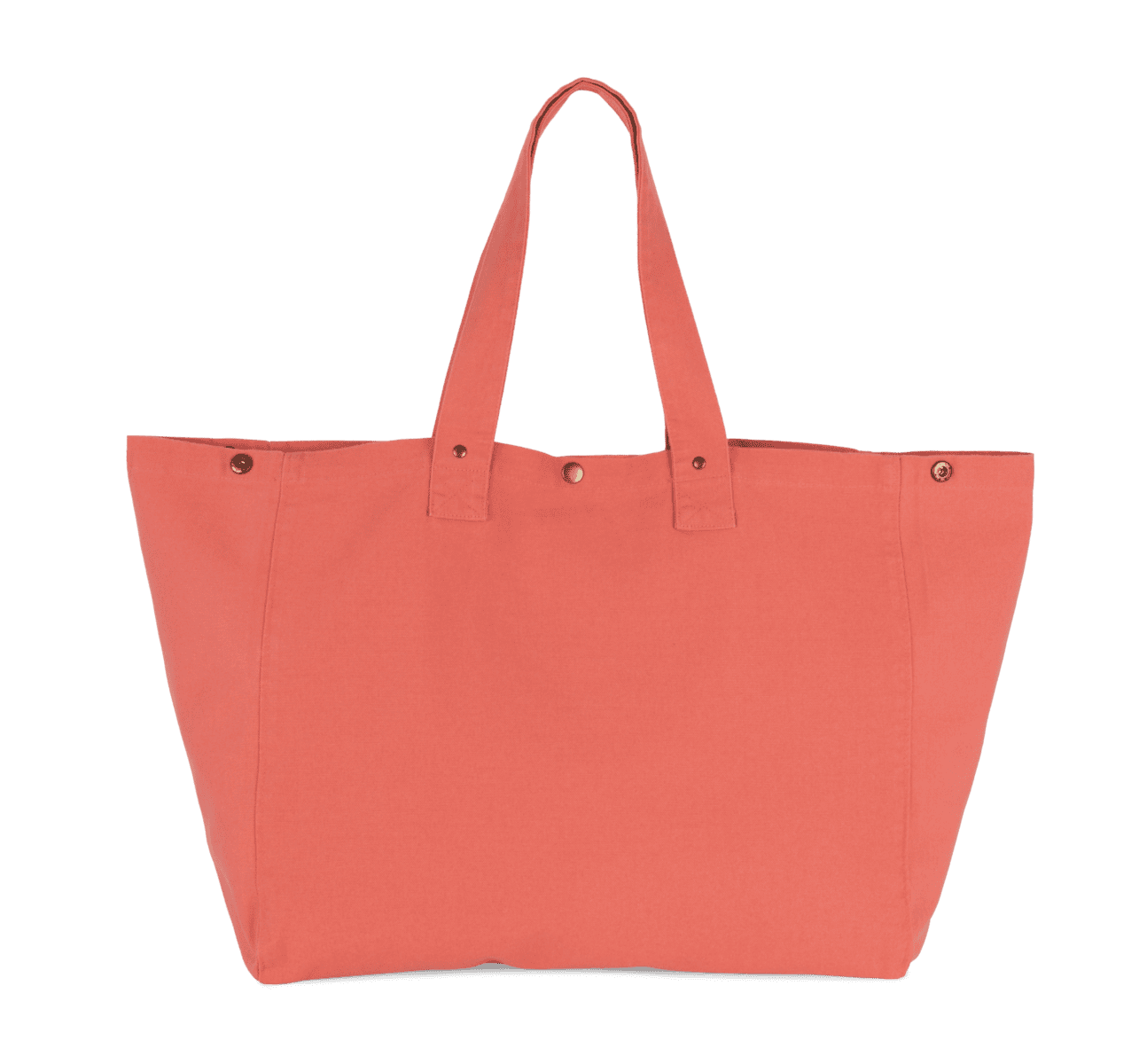 Shopper van verwassen katoen