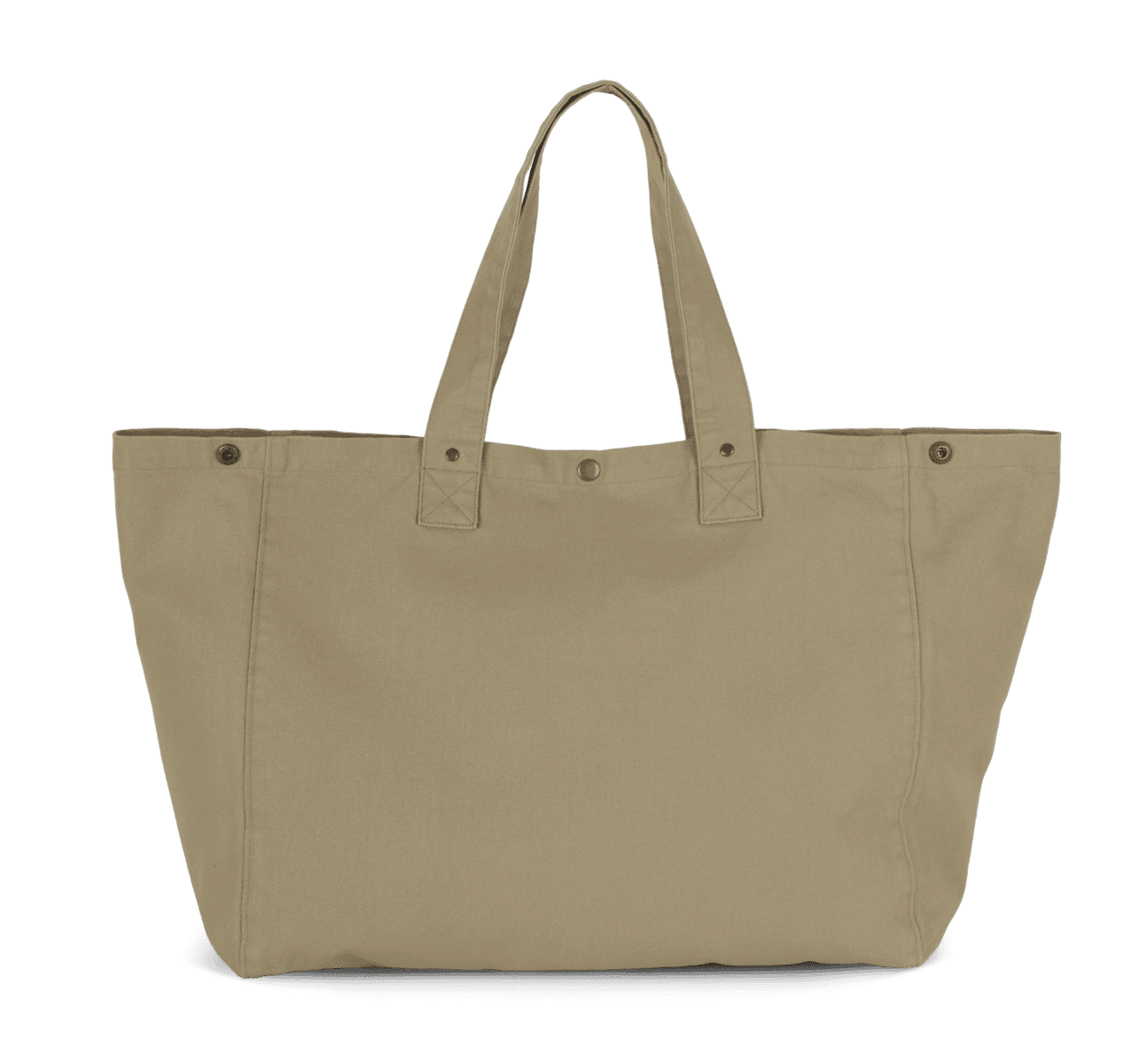 Shopper van verwassen katoen