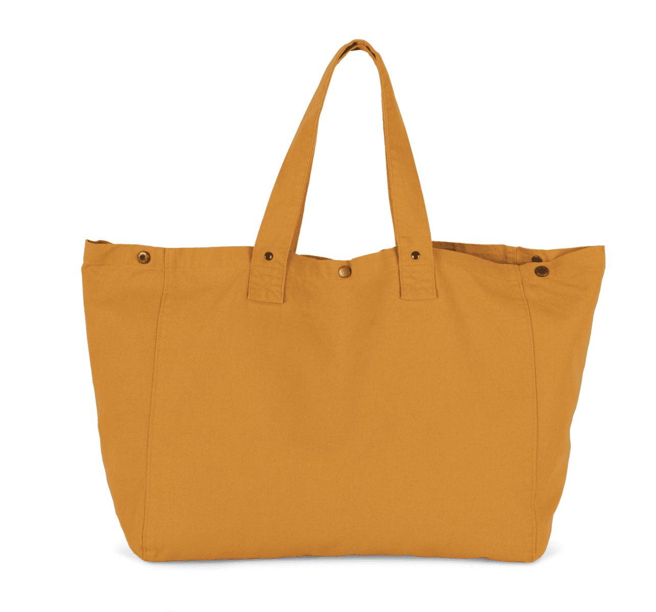 Shopper van verwassen katoen