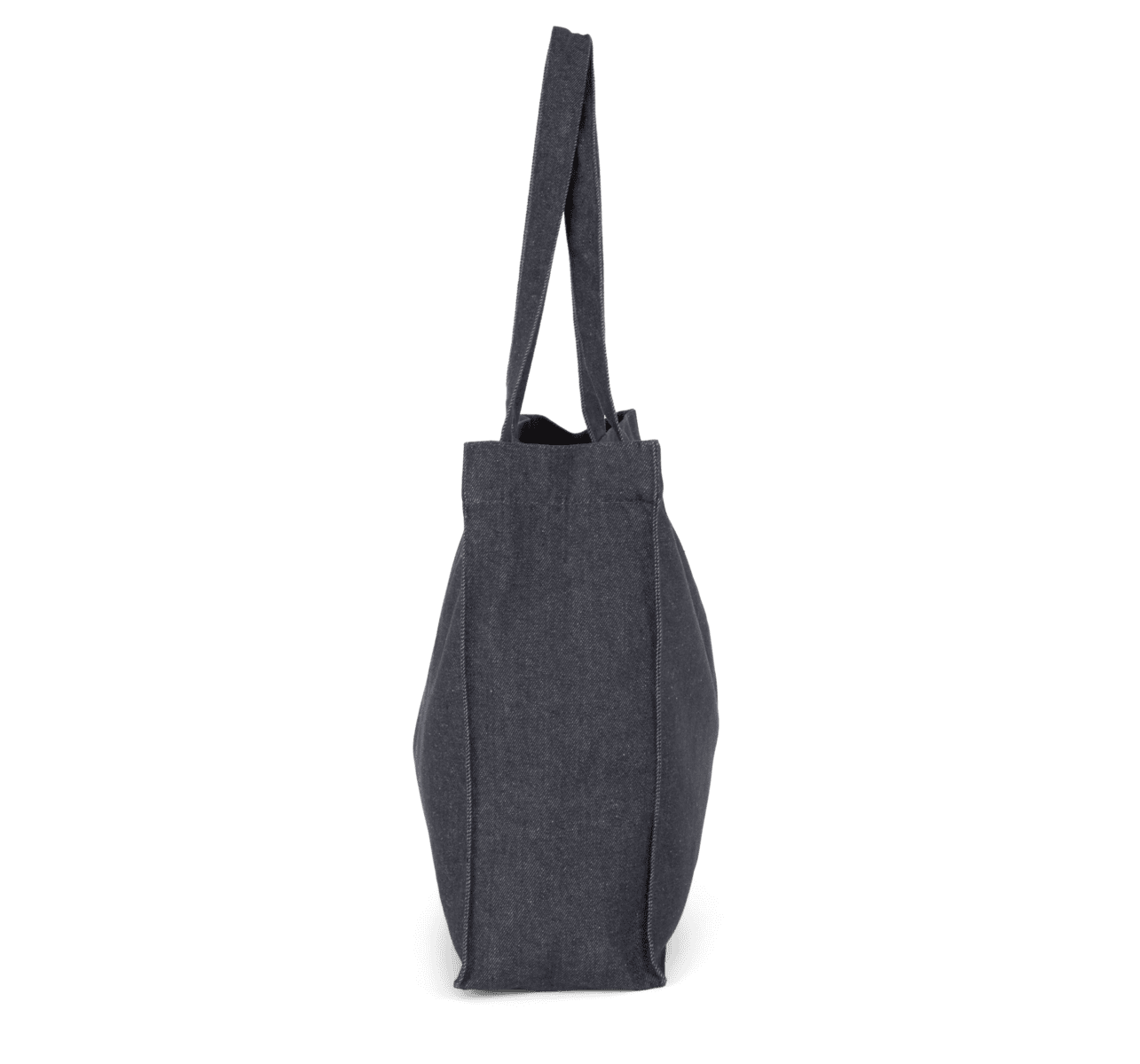 Grote shopper in denim - Afbeelding 4