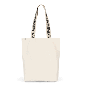 Gerecyclede shopper met platte bodem