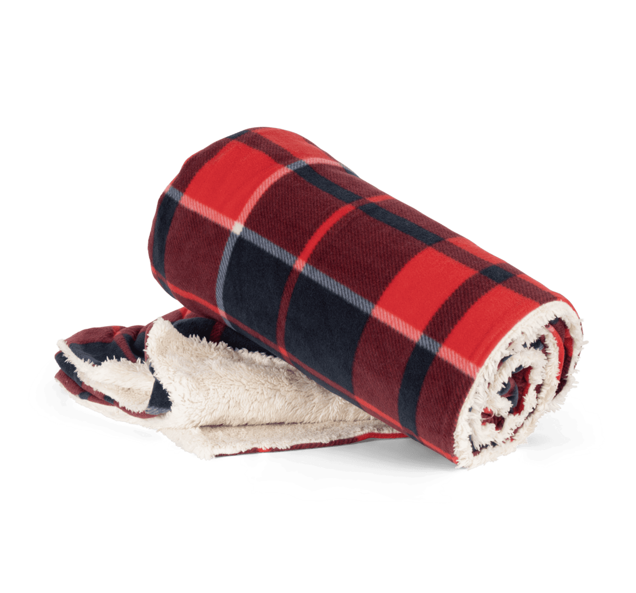 Plaid van sherpa