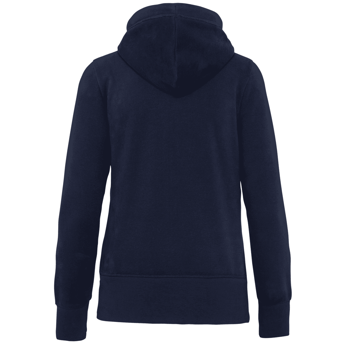Vintage damessweater met rits en capuchon