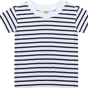Gestreept T-shirt met korte mouwen