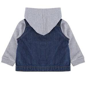 Jeansjasje met capuchon voor kinderen