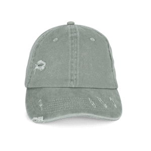 Ecologische uniseks pet met verwassen look