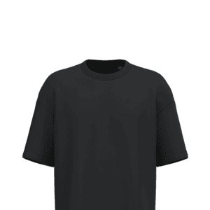 Ecologisch oversized uniseks T-shirt French Terry