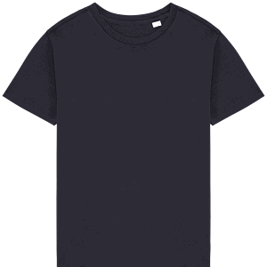 Ecologisch verwassen T-shirt ronde hals korte mouwen