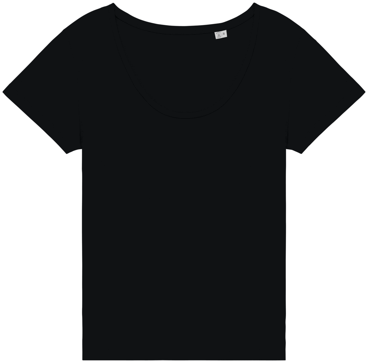 Ecologisch slub dames-T-shirt