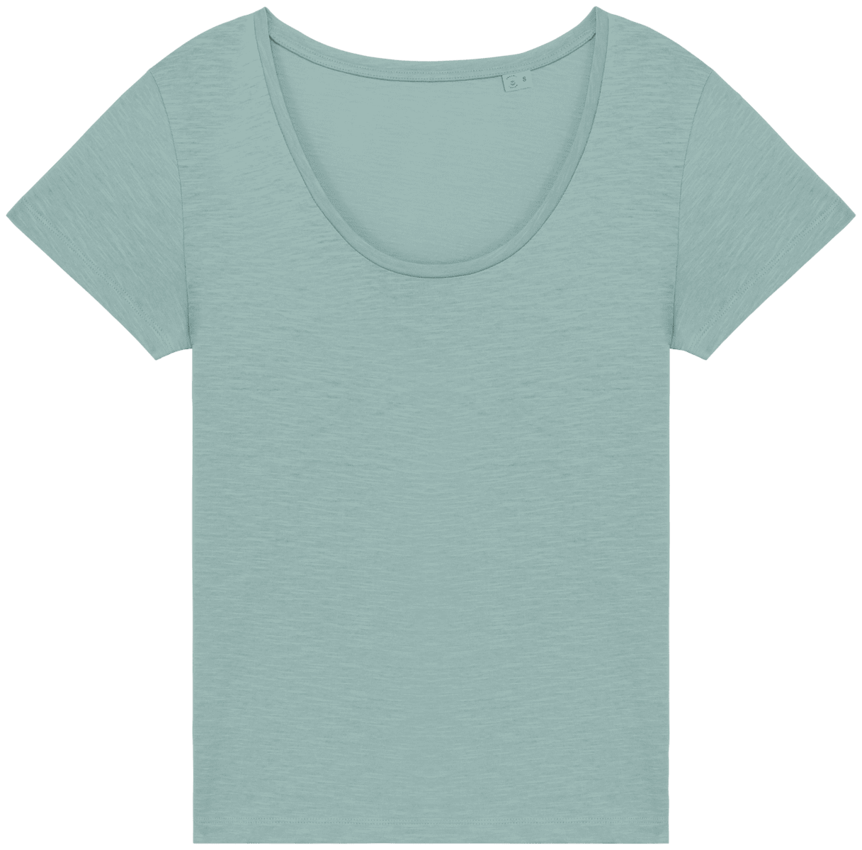 Ecologisch slub dames-T-shirt