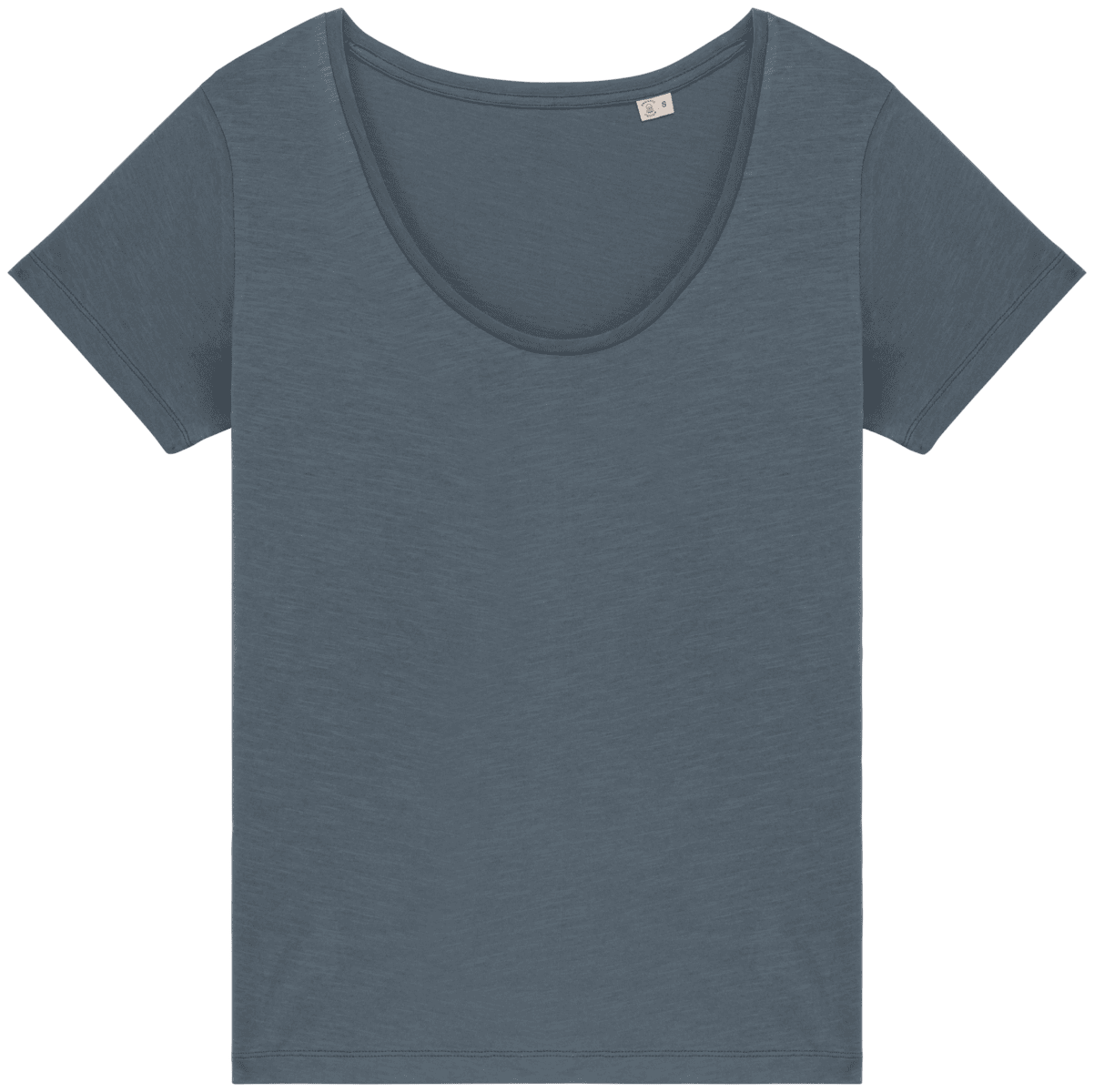 Ecologisch slub dames-T-shirt
