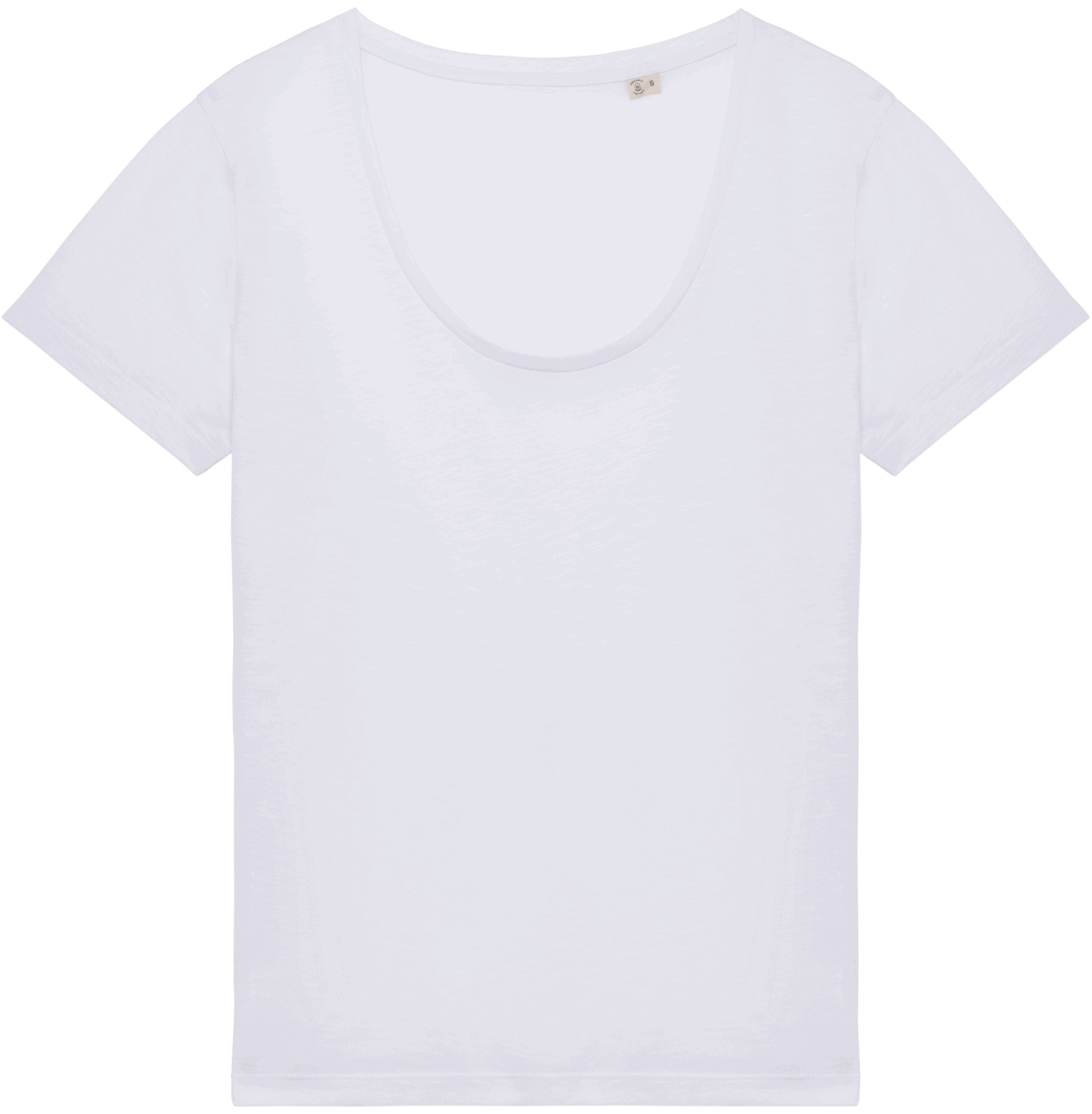 Ecologisch slub dames-T-shirt