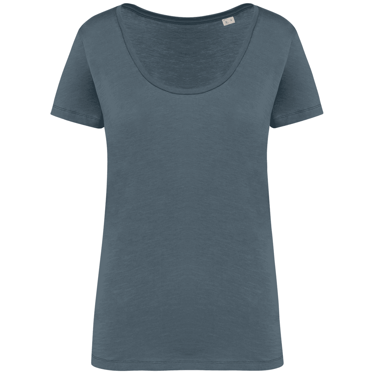 Ecologisch slub dames-T-shirt