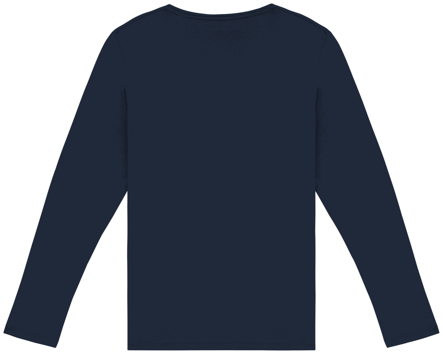 Ecologisch verwassen uniseks T-shirt lange mouwen - Afbeelding 3