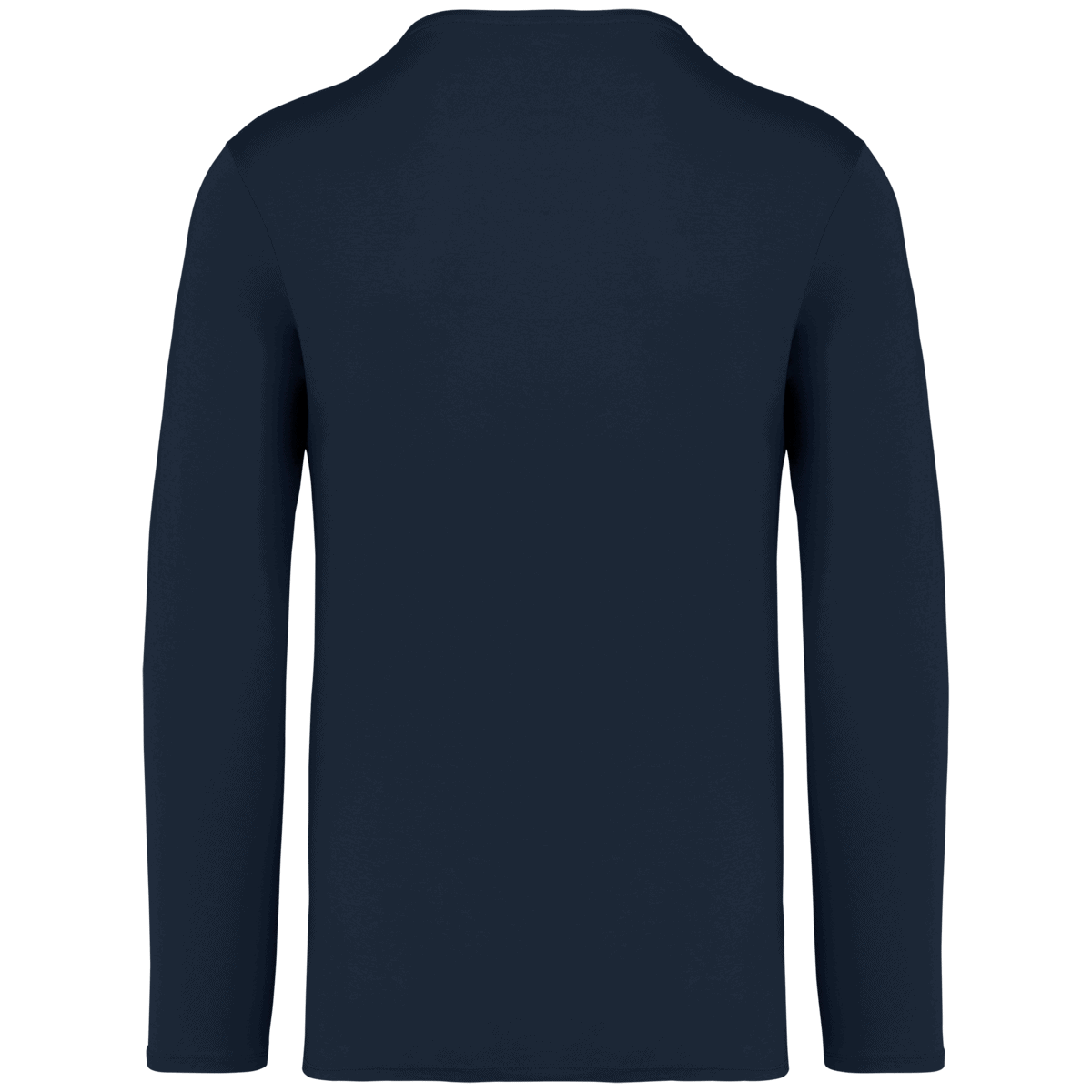 Ecologisch verwassen uniseks T-shirt lange mouwen - Afbeelding 4