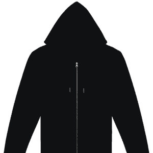 Ecologische uniseks sweatvest met capuchon