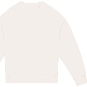 Ecologische oversized uniseks sweater met ronde hals