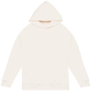 Ecologische uniseks oversized sweater met capuchon