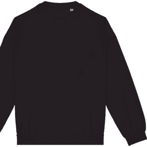 Ecologische oversized uniseks sweater French Terry