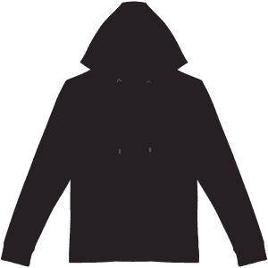 Ecologische uniseks sweater met rits en capuchon French Terry