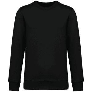 Ecologische uniseks sweater met ronde hals en afhangende mouwen French Terry