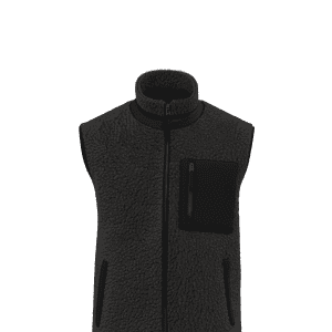 Ecologische uniseks bodywarmer van sherpa