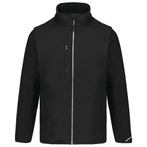 Softshell met afritsbare mouwen