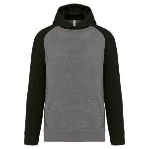 Kinder multisport tweekleurige sweater met capuchon