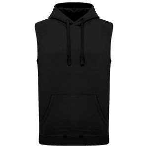Unisex mouwloze hoody