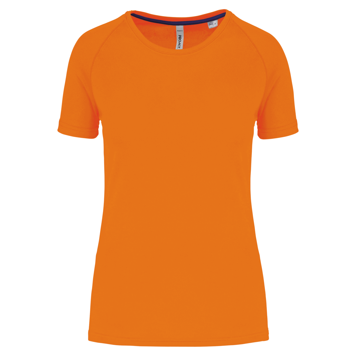 Gerecycled damessport-T-shirt met ronde hals
