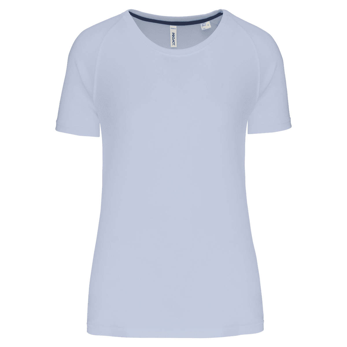 Gerecycled damessport-T-shirt met ronde hals