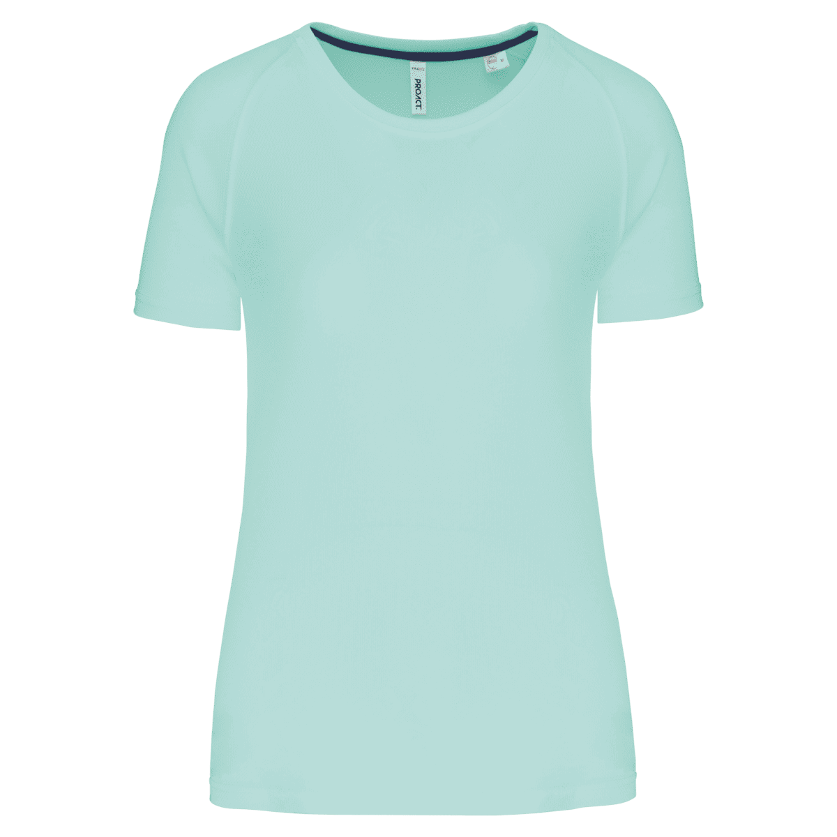 Gerecycled damessport-T-shirt met ronde hals