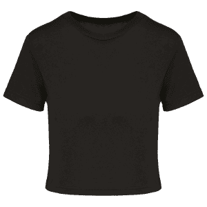 Triblend dames croptop