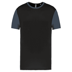 Volwassen tweekleurige jersey met korte mouwen