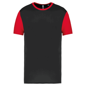 Tweekleurige jersey met korte mouwen voor kinderen