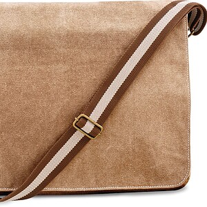 Vintage canvas schoudertas