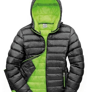 Womens Snow Bird jack met capuchon