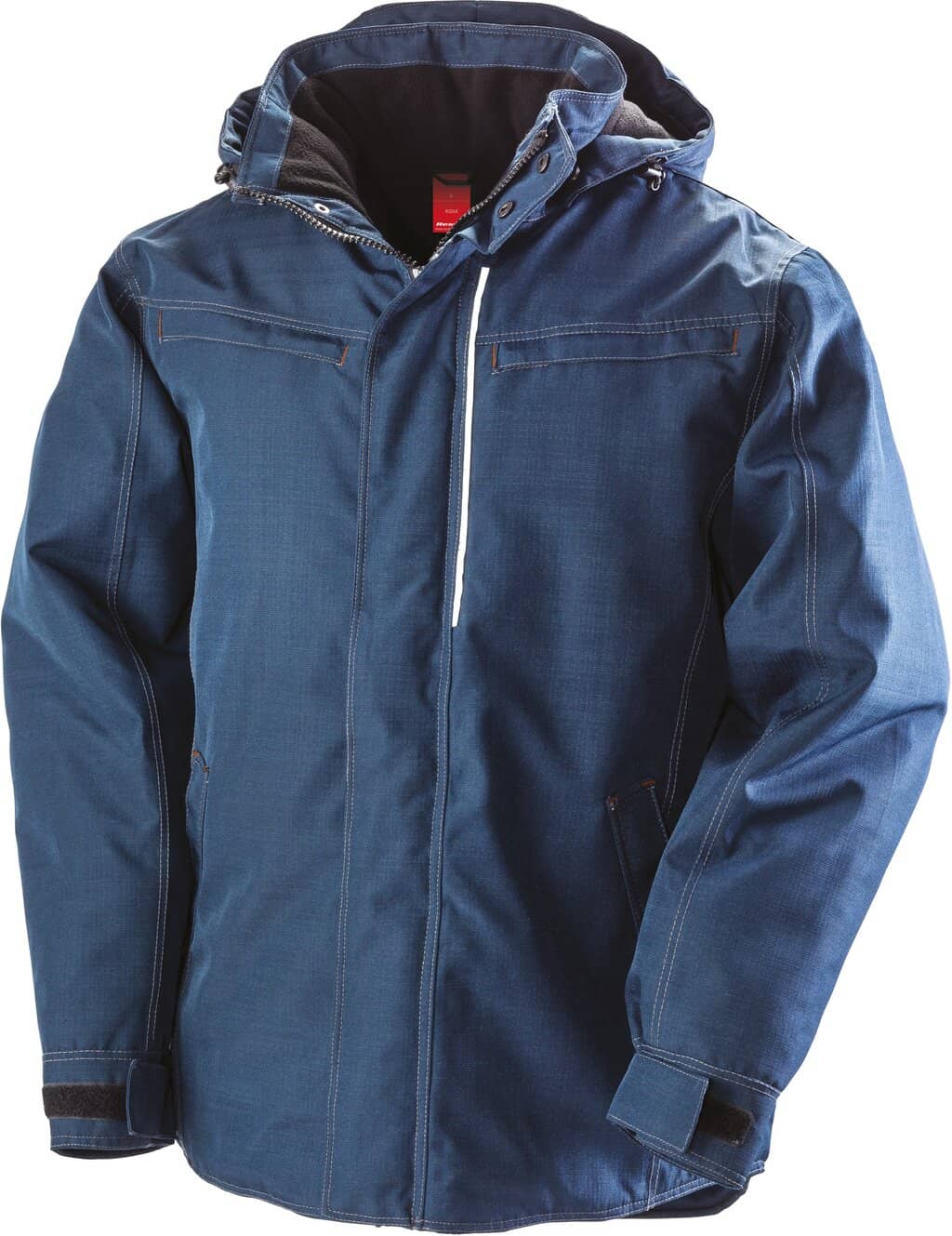Denim texture rugged jacket
