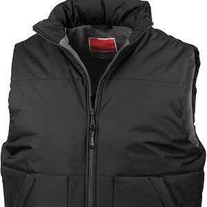 Met fleece gevoerde bodywarmer
