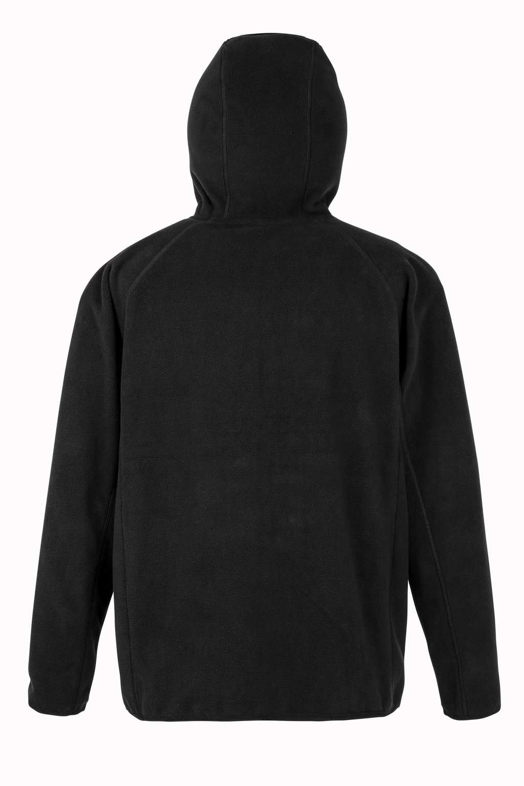 Gerecycled microfleece vest met capuchon - Afbeelding 2