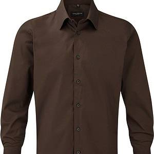 Men's Long Sleeve Easy Care Fitted Shirt