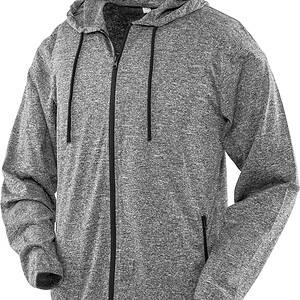 Mens hooded tee-jacket