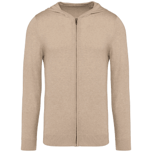Ecologische herensweatvest met capuchon van lyocell