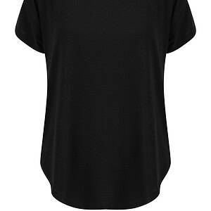 Dames scoop neck-t-shirt.