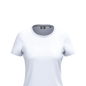 Dames-T-shirt met antibacteriÎle behandeling