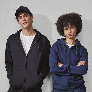 Hoodie met rits ID.224 (50/50)