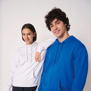 Uniseks sweater met capuchon
