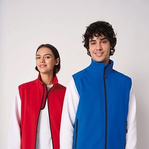 2-laagse uniseks softshell bodywarmer