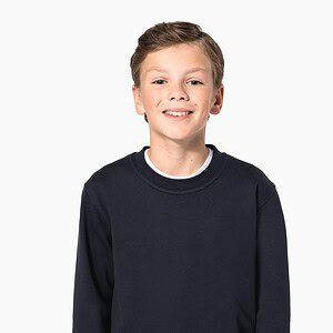 Gerecyclede kindersweater met ronde hals