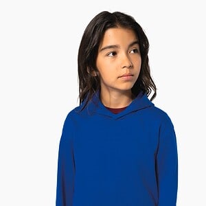Gerecyclede kindersweater met capuchon